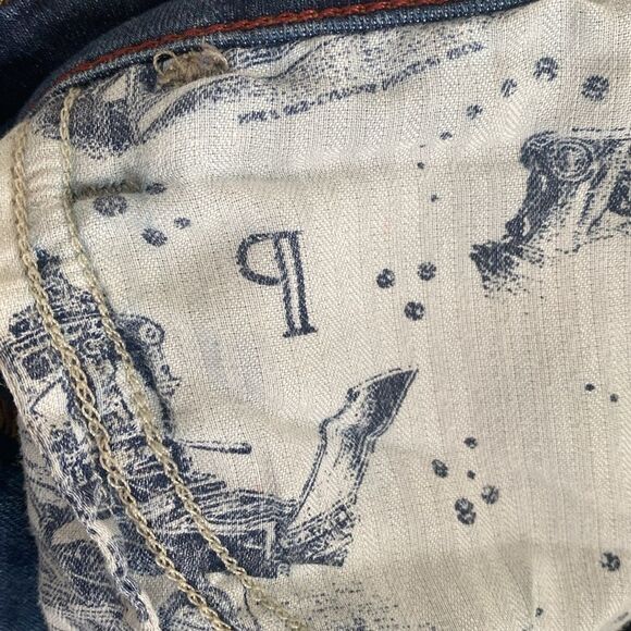 Anthropologie Pilcro and Letters Low-Rise Washed Blue Jeans Good Condition - Picture 11 of 16